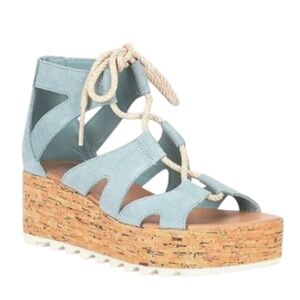 Sorel Cameron Lace-Up Suede Ghillie Gladiator Sandals